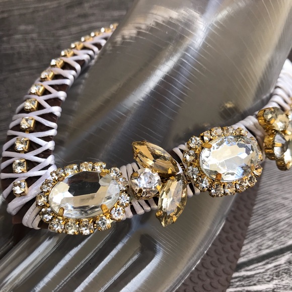 NEW ♡ Gorgeous Embellished ♡ Havaianas - Picture 4 of 8